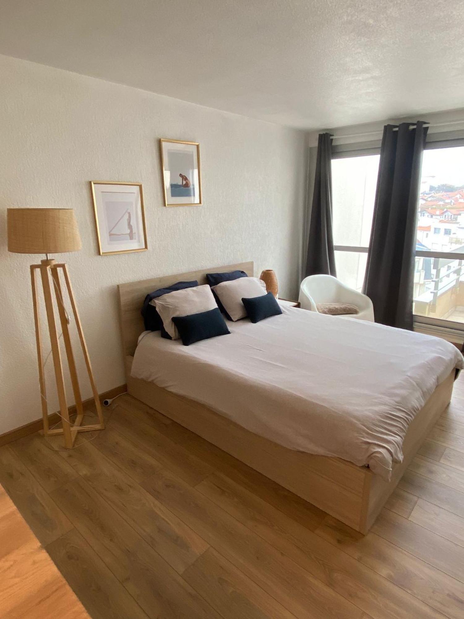 Studio Et Piscine Sur La Grande Plage Biarritz Exteriör bild